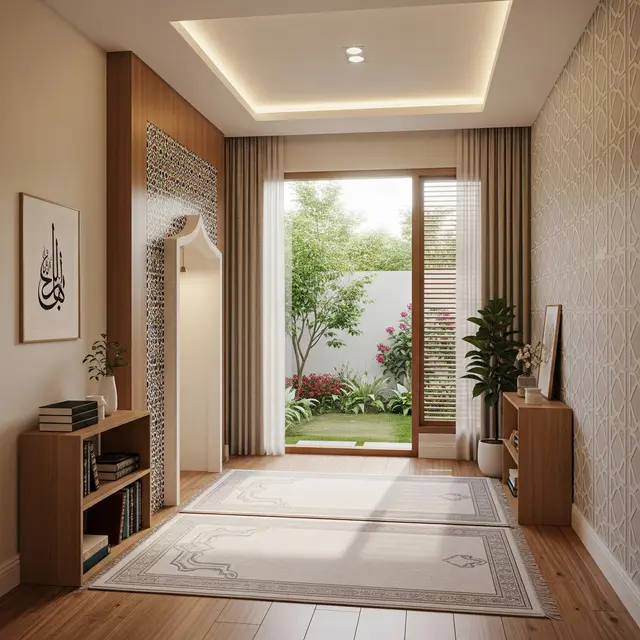 Desain Mushola di Rumah untuk 3–4 Anggota Keluarga
