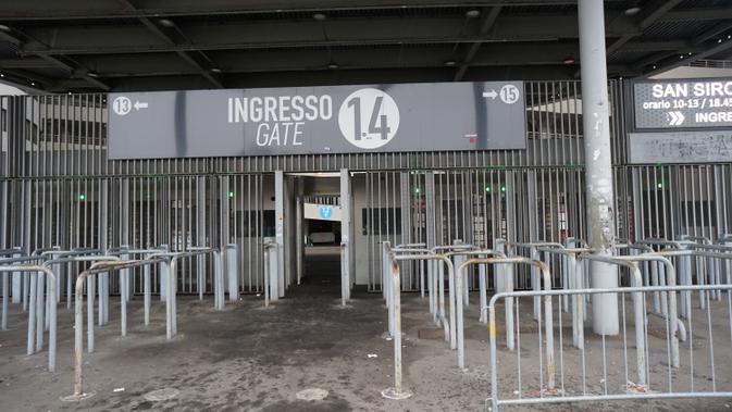Markas AC Milan dan Inter Milan Stadion San Siro tidak punya lahan lebih untuk menambah fasilitas lain untuk menunjang sektor bisnis klub (Marco Tampubolon/Liputan6.com)