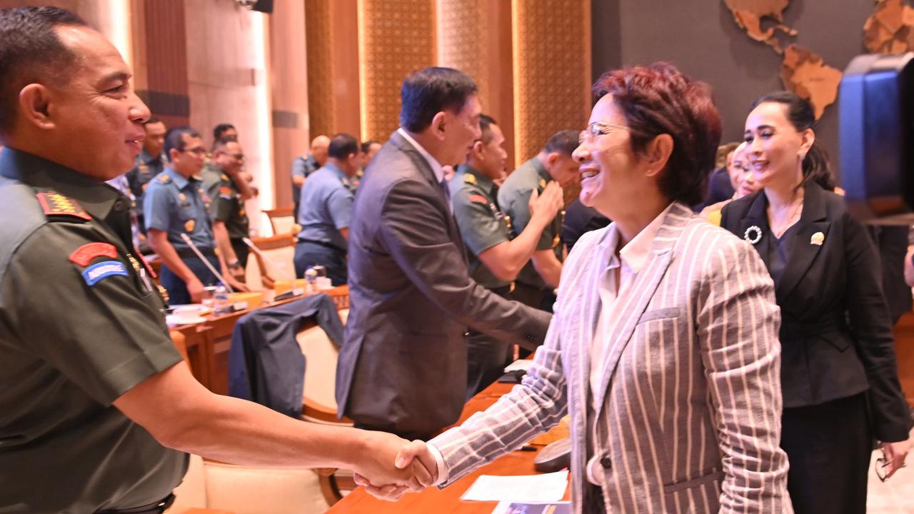 Nurul Arifin Saat Rapat Kerja Komisi I DPR RI bersama Kementerian Pertahanan & Panglima TNI