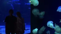 Suasana di dalam Jakarta Aquarium.