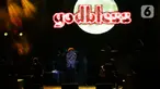 Grup band God Bless tampil pada acara Festival Pameran Retrospektif 50th God Bless di Galeri Nasional, Jakarta, Jumat (1/3/2024). (Liputan6.com/Helmi Fithriansyah)