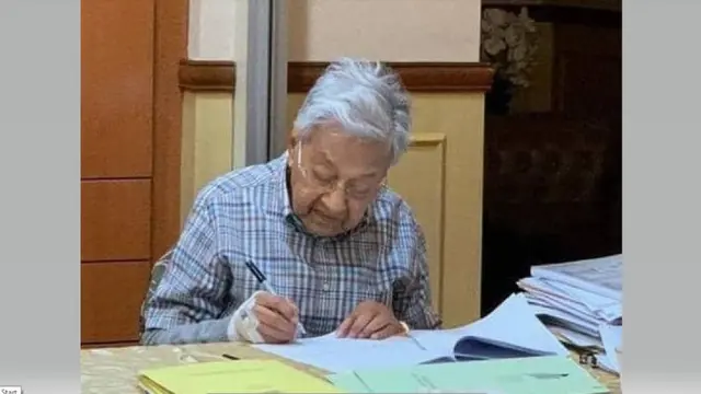 Mantan Perdana Menteri Malaysia Mahathir Mohamad