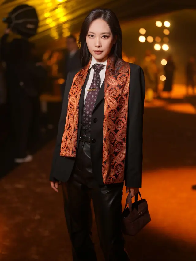 Fei Wang hadir di fashion Show BOSS. Dok. BOSS