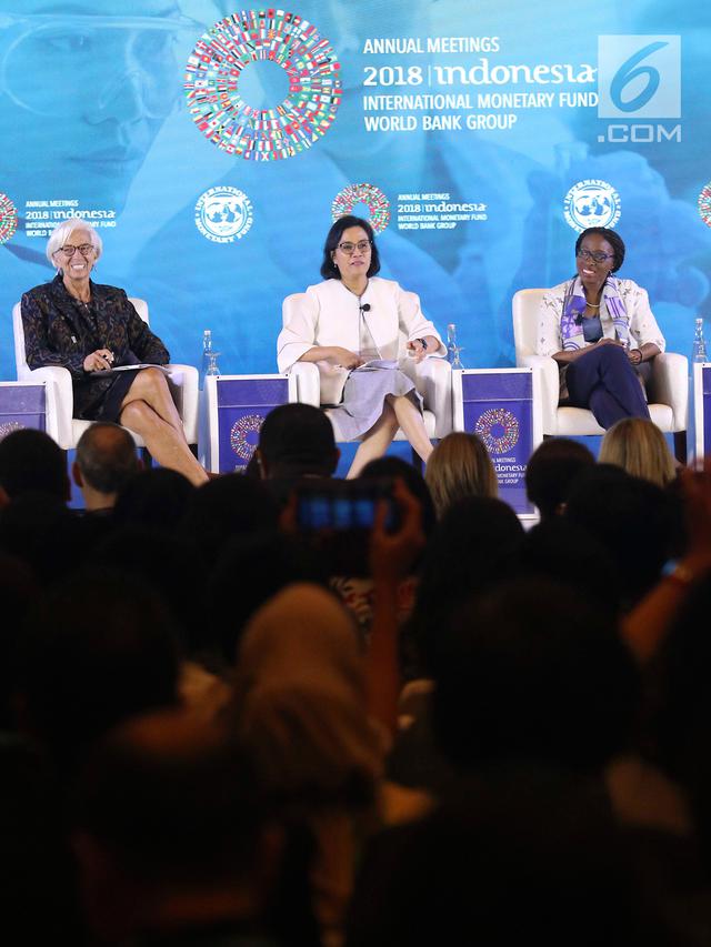 Sri Mulyani dan Bos IMF Bahas Pemberdayan Perempuan di Dunia Kerja