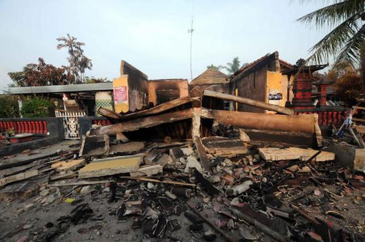 Pasca bentrok antarwarga di Lampung Selatan