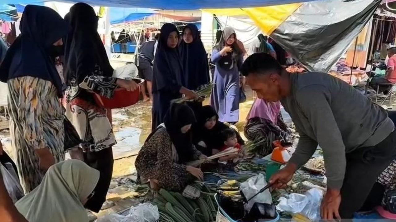 Geliat Pasar Aceh Tamiang Kembali Ramai, Ekonomi Lokal Bangkit Pasca Bencana