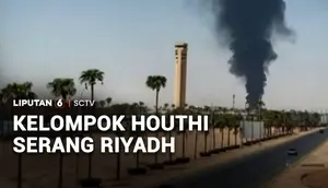 Pertama Kali Kelompok Houthi Serang Ibu Kota Arab Saudi, Riyadh