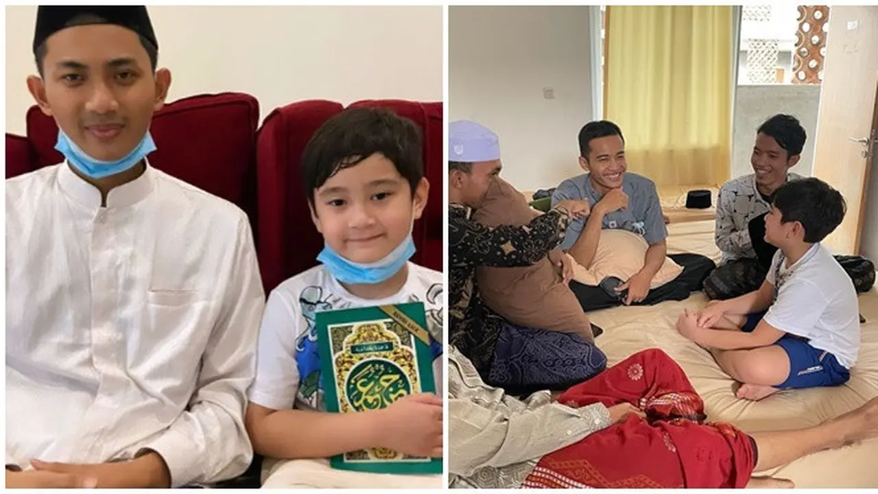 6 Potret Rafathar Jalani Pesantren Kilat, Akrab Bareng santri Lain
