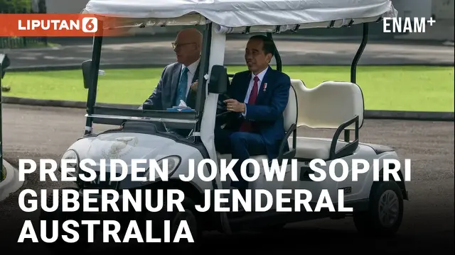 Jokowi Sopiri Gubernur Jenderal Australia Saat Keliling Istana Bogor