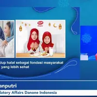 Pentingnya sertifikasi halal bagi fondasi masyarakat menjadi perbincangan dalam sesi webinar yang diselenggarakan Danone Indonesia. /rilis resmi Danone Indonesia