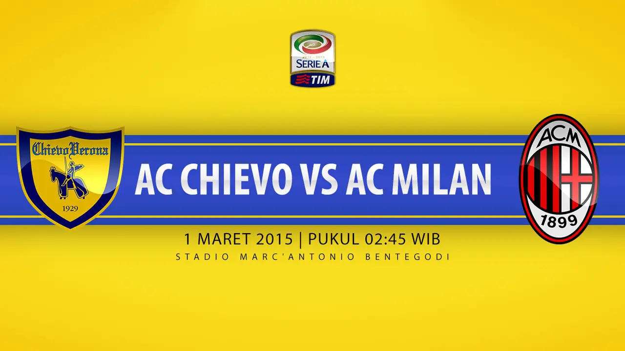 Prediksi AC Chievo vs AC Milan (Liputan6.com/Yoshiro)