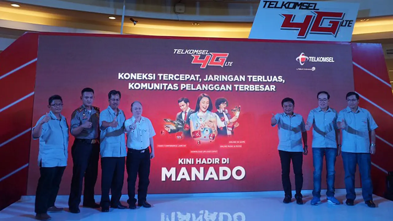 Layanan 4G Telkomsel di Manado Resmi Komersial