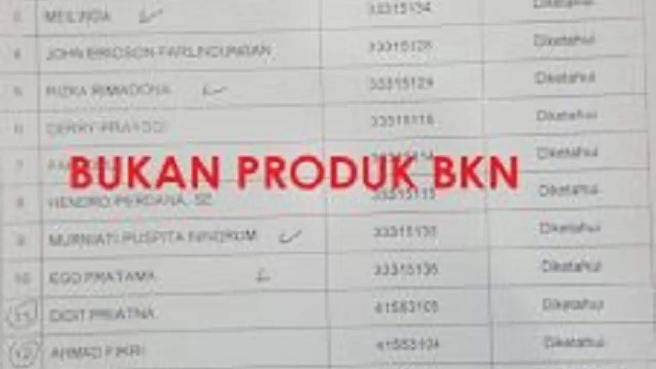 Dok Foto: Website BKN