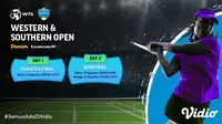 Jadwal dan Live Streaming Pertandingan Babak Final WTA Western and Southern Open 2021 di Vidio. (Sumber : dok. vidio.com)