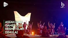Acara pembukaan Asian Para Games 2018 mengusung tema Bhinneka Tunggal Ika.
