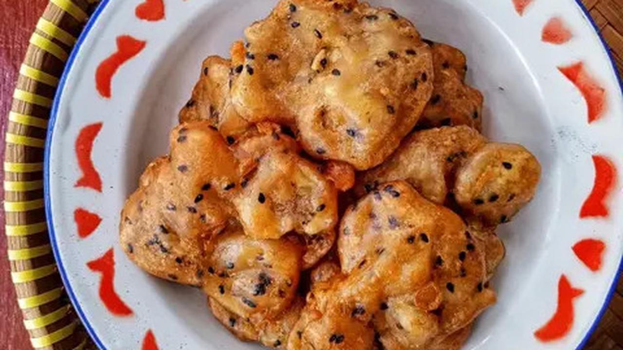 Ilustrasi Pisang Goreng Madu dan Wijen