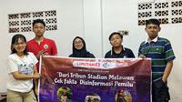Suporter The Jakmania Melawan Cek Fakta Disinformasi Pemilu (Dewi Divianta/Liputan6.com)