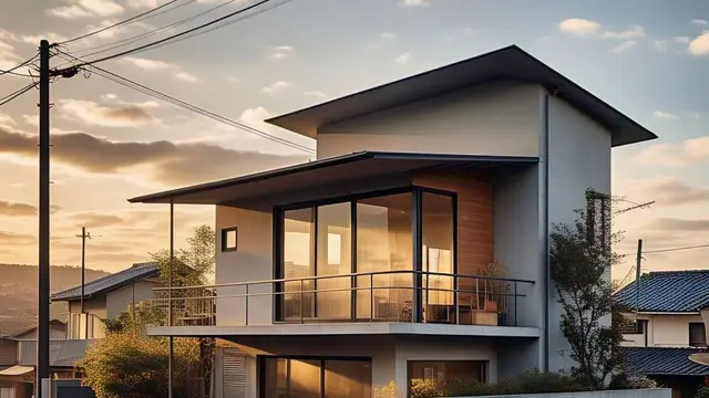 Rumah Minimalis dengan Balkon Sudut di Lantai Dua/Nurul Diva Kautsar via Meta AI