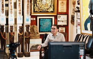 Menteri Kebudayaan (Menbud) Fadli Zon memimpin rapat daring membahas soal penerapan efisiensi energi, anggaran, dan WFH di lingkungan Kemenbud. (dok. Biro Humas Kemenbud)