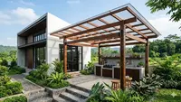 8 Model Atap Dapur Sambung Rumah Minimalis yang Estetik dan Fungsional