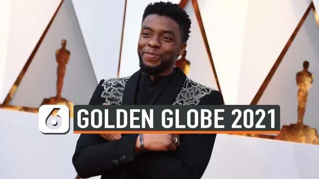 Mendiang aktor Chadwick Boseman berhasil mendapatkan piala Golden Globe 2021. Piala Golden Globe Boseman diterima oleh sang istri.