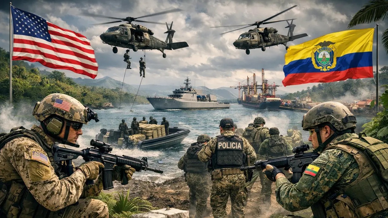 Ilustrasi Amerika Serikat dan Ekuador meluncurkan operasi gabungan untuk memerangi perdagangan narkoba.