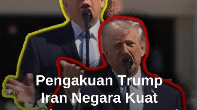 Momen Trump Blak-blakan Akui Iran Negara Kuat: Mereka Ternyata Sangat Tangguh