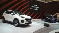 Booth KIA di GIIAS 2017. (Rio/Liputan6.com)