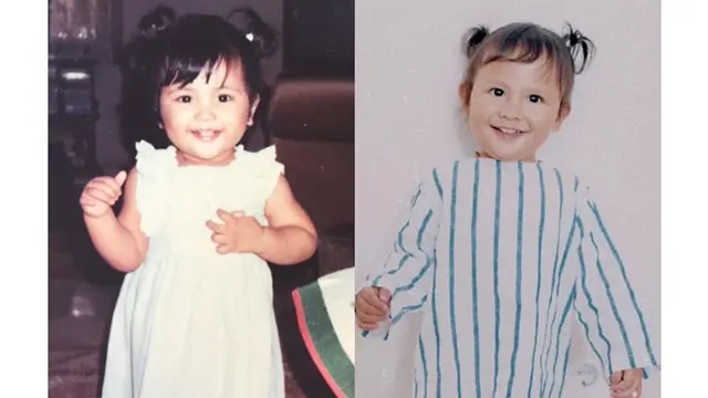 Selain Ashanty, Foto 5 Artis Cantik Saat Kecil Ini Mirip dengan Anaknya