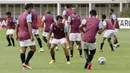 Pemain PSM Makassar saat sesi latihan jelang laga Piala AFC di Stadion Madya, Jakarta, (9/3/2020). PSM Makassar akan berhadapan dengan Kaya FC. (Bola.com/M Iqbal Ichsan)