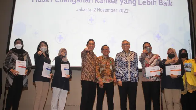 Acara "Peluncuran Kemitraan Strategis untuk Hasil Penanganan Kanker yang Lebih Baik" pada Rabu (02/10/2022).