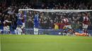 Kekalahan Chelsea akibat gol striker produktif Ollie Watkins dan kapten John McGinn. (AP Photo/David Cliff)