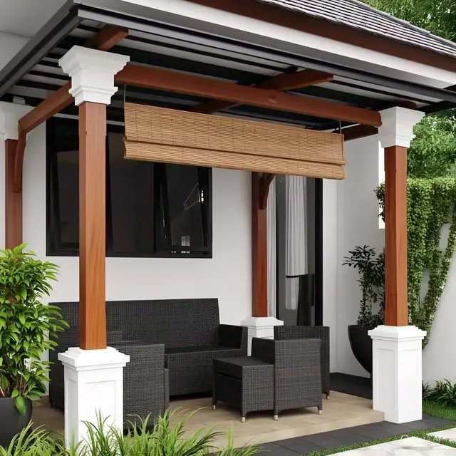 Model Teras Cor Dak Pembatas Carport