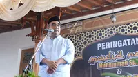 Sekjen Partai Gerindra Ahmad Muzani menggelar acara Maulid Nabi Muhammad SAW di kediamannya di Tembok Lor, Kabupaten Tegal, Jawa Tengah, Minggu (17/12/2023). (Ist).