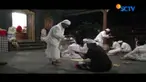 Melawan kantuk dan dinginnya pagi, sejumlah pemuka agama Hindu dan prajuru desa, bersembahyang.