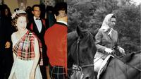 Ratu Elizabeth II dalam fesyen yang dikenang. (Dok: Royal&nbsp;https://www.royal.uk/queens-hobbies-and-interests&nbsp;Liputan6.com dyah pamela)