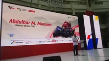 Teks Foto 2: Dirut ITDC, Abdulbar "Barry" Mansoer, menilai masuknya investasi besar di sekitar Sirkuit Mandalika sebagai sebuah sentimen positif. (Bola.com/Darojatun)