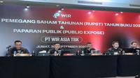 Paparan publik PT WIR Asia Tbk (WIRG), Jumat (30/9/2022) (Foto: Liputan6.com/Elga N)