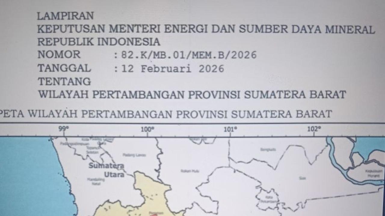 Persetujuan WPR Pasaman Barat dari Kementerian ESDM Tingkatkan Ekonomi Warga
