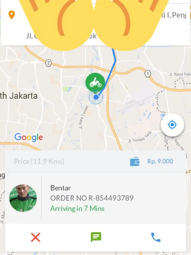7 Potret Nama Driver Ojol Antimanstream Ini Bikin Salah Fokus
