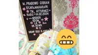 Seorang bayi yang lahir pada saat Pemilu 2024 kemarin diberi nama M Prabowo Gibran oleh orangtuanya. (Dok: Instagram @folkative)