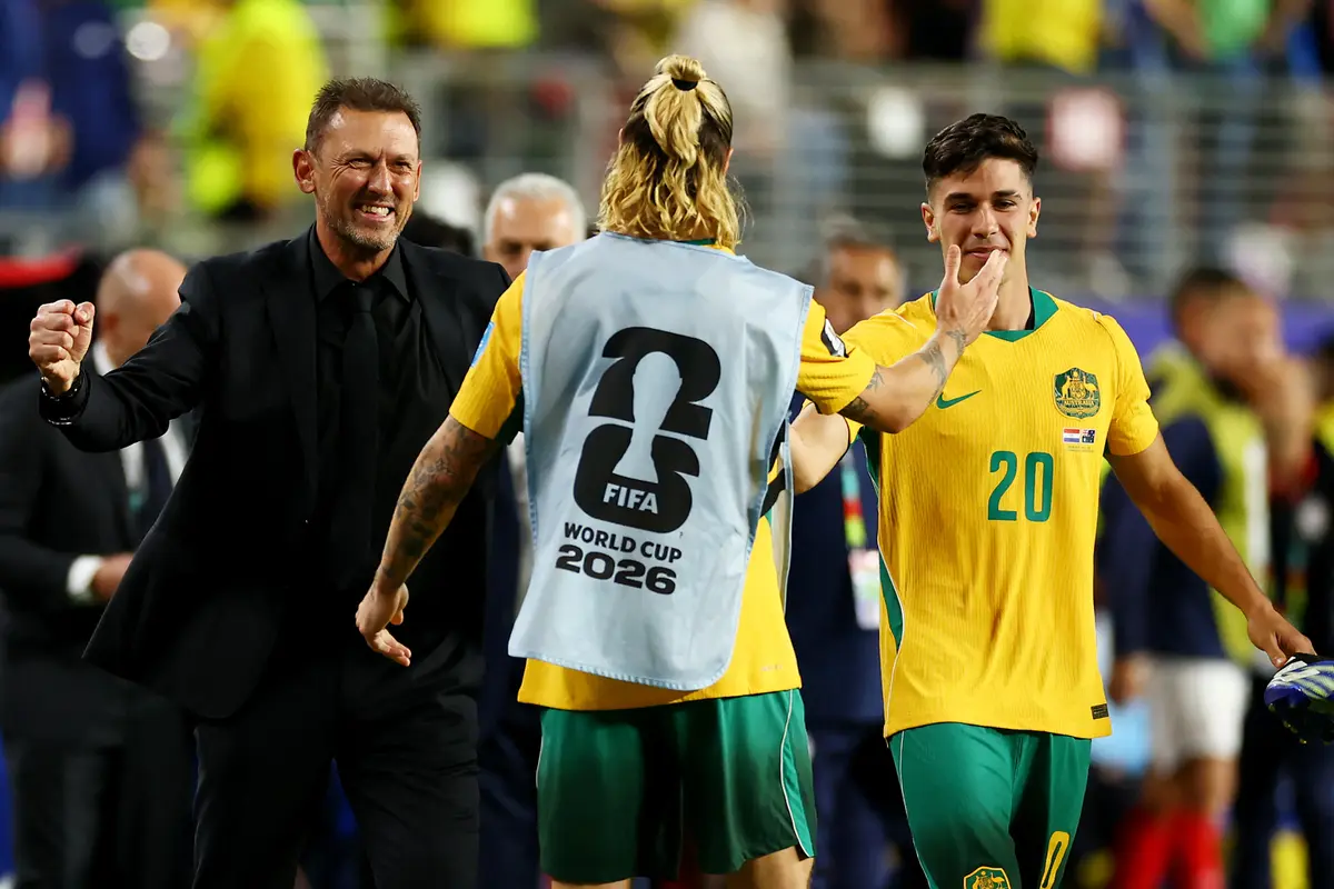 Perayaan Australia usai menahan imbang Paraguay di Piala Dunia 2026