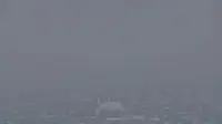 Kabut Asap di Palu. (foto antara).