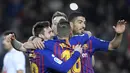 Kepergian Xavi dan Iniesta tentu menghilangkan warna khas dari Barcelona. Namun perlahan tapi pasti Barcelona kini sudah terlihat semakin seimbang. (AFP//Lluis Gene)