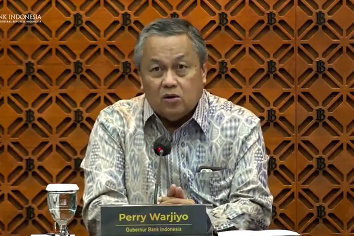 Gubernur Bank Indonesia Perry Warjiyo dalam konferensi pers Hasil Rapat Dewan Gubernur Bulan November 2023, dikutip Kamis (23/11/2023).