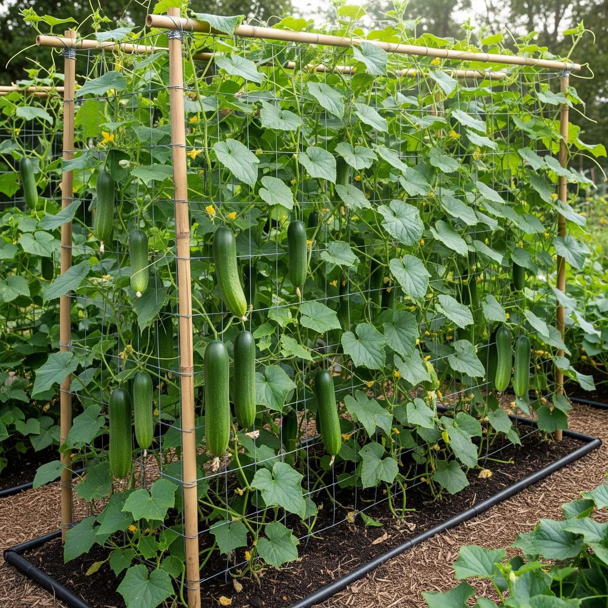 Ide Kebun Timun di Lahan 2x2 Tapi Panen Banyak