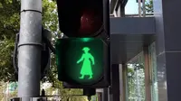 Ada Gambar Perempuan di Lampu Penyeberangan Australia, Maksudnya?