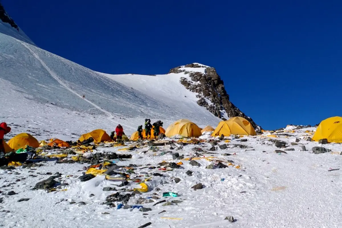 Sampah di Gunung Everest