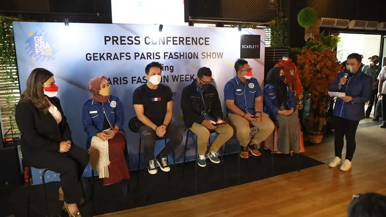 Jumpa Pers GEKRAFS Paris Fashion Show at Paris Fashion Week 2022