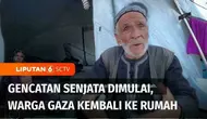 Gencatan senjata di Gaza mulai berlaku, sebagian warga di Gaza, di pengungsian mulai berkemas dan bersiap kembali ke rumah mereka untuk memulai menata hidup pasca perang yang berkepanjangan.